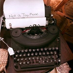 Vintage Black Typewriter